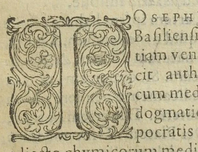 An illustration from Lapis philosophicus dogmaticorum. Quo paracelsista Libavius restituitur, Scholæ Medicæ Parisiensis judicium de chymicis declaratur, censura in adulteria & fraudes Parachymicorum deffenditur, asserto veræ alchemiæ honore. Per P. Palmarium doctorem Parisiensem Galeno-chymicum. Ad illustrissimum Cardinalem Perronium. Adjecta est historia læprosæ mulieris persanatæ., 1609, leaf 37