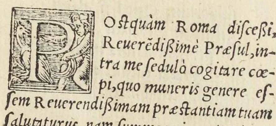 An illustration from Antonii Musae Brassavoli medici Ferrariensis Examen omnium loch, id est, linctuum, suffuf, id est pulverum, aquarum, decoctionum, oleorum, quorum apud Ferrarienses pharmacopólas usus est. His accessit de morbo Gallico lepidissimus ejusdem authoris tractatus. Ad Reverendiss. Balduinum de Balduinis, Episcopum Marianensem., 1555, leaf 7