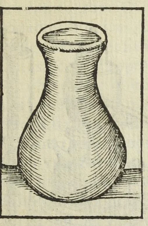 An illustration from Cœlum philosophorum, seu liber de secretis naturæ, per Philippum Ulstadium ex variis autoribus accuratè selectus, variísque figuris illustratus. Nunc recèns adjecimus Joan. Anto. Campesii Directorium summæ summarum medicinæ., 1557, leaf 133