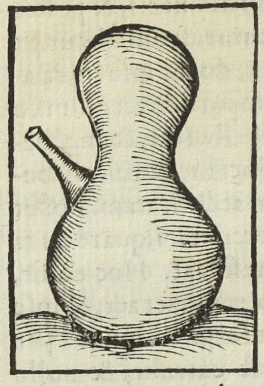 An illustration from Cœlum philosophorum, seu liber de secretis naturæ, per Philippum Ulstadium ex variis autoribus accuratè selectus, variísque figuris illustratus. Nunc recèns adjecimus Joan. Anto. Campesii Directorium summæ summarum medicinæ., 1557, leaf 140