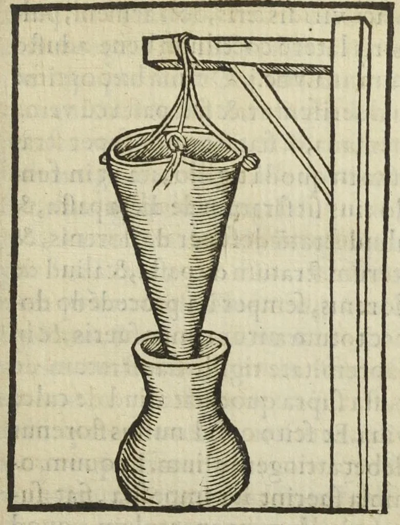 An illustration from Cœlum philosophorum, seu liber de secretis naturæ, per Philippum Ulstadium ex variis autoribus accuratè selectus, variísque figuris illustratus. Nunc recèns adjecimus Joan. Anto. Campesii Directorium summæ summarum medicinæ., 1557, leaf 251