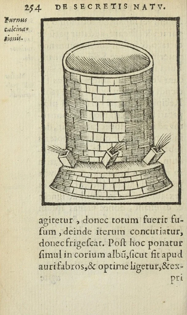 An illustration from Cœlum philosophorum, seu liber de secretis naturæ, per Philippum Ulstadium ex variis autoribus accuratè selectus, variísque figuris illustratus. Nunc recèns adjecimus Joan. Anto. Campesii Directorium summæ summarum medicinæ., 1557, leaf 256