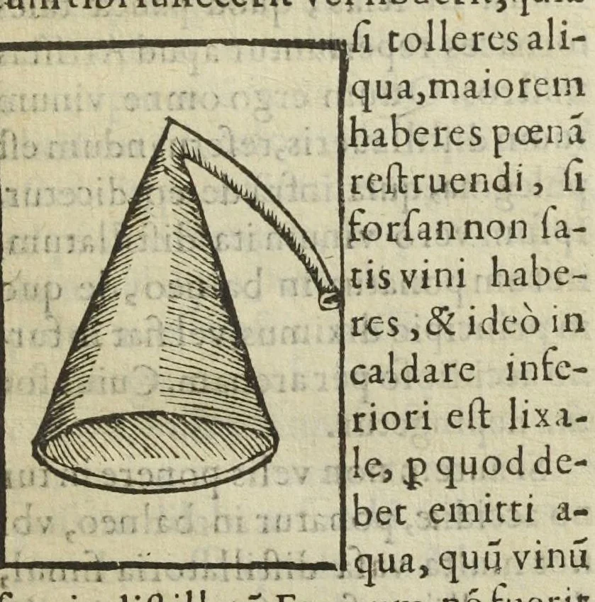 An illustration from Cœlum philosophorum, seu liber de secretis naturæ, per Philippum Ulstadium ex variis autoribus accuratè selectus, variísque figuris illustratus. Nunc recèns adjecimus Joan. Anto. Campesii Directorium summæ summarum medicinæ., 1557, leaf 89