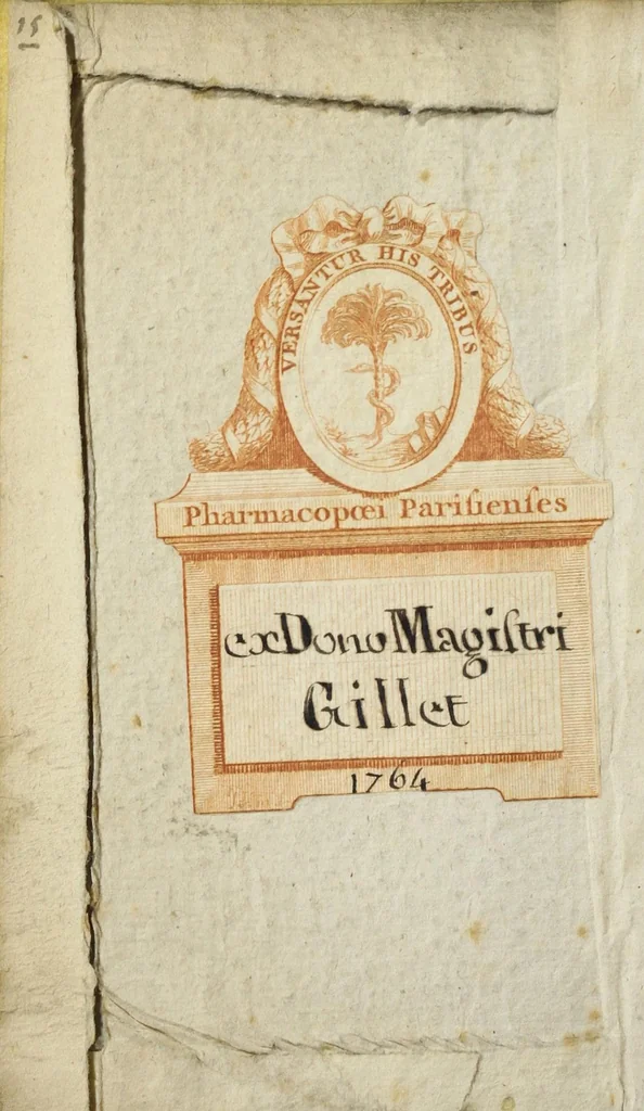 An illustration from Josephi Quercetani medici opera: scilicet, ad Jacobi Auberti vindonis de ortu & causis metallorum contra chymicos explicationem, brevis responsio. De exquisita mineralium, animalium, & vegetabilium medicamentorum spagyrica præparatione & usu, perspicua tractatio. Sclopetarius, sive, de curandis vulneribus, quæ sclopetorum & similium tormentorum ictibus acciderunt, liber. Antidotarium spagyricum adversus eosdem ictus., 1600, leaf 2
