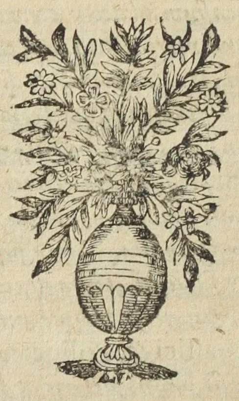 An illustration from Schola salernitana, hoc est De valetudine tuenda opus nova methodo instructum, infinitis versibus auctum, commentariis Villanouani, Curionis, Crellij & Costansoni Illustratum. Adiectae sunt Animaduersiones nouae & copiosae Renati Moreau, doctoris medici Parisiensis., 1625, leaf 10