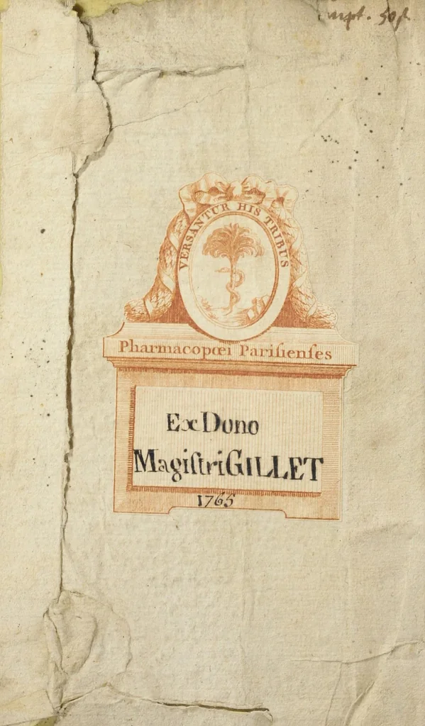 An illustration from Joannis Fernelii Neotericorum principis, et Franciæ archiatri universa medicina : a doctissimo et experientissimo medico diligenter recognita, & ab innumeris mendis & erroribus, quibus priores scatebant editiones repurgata, collatis invicem vetustissimis & optimis exemplaribus. Editio emendatissima. Addita sunt ejusdem Fernelii consilia : & Guliel. Plantii scholia in pharmacopœam seu librum therapeutices septimum., 1627, leaf 2