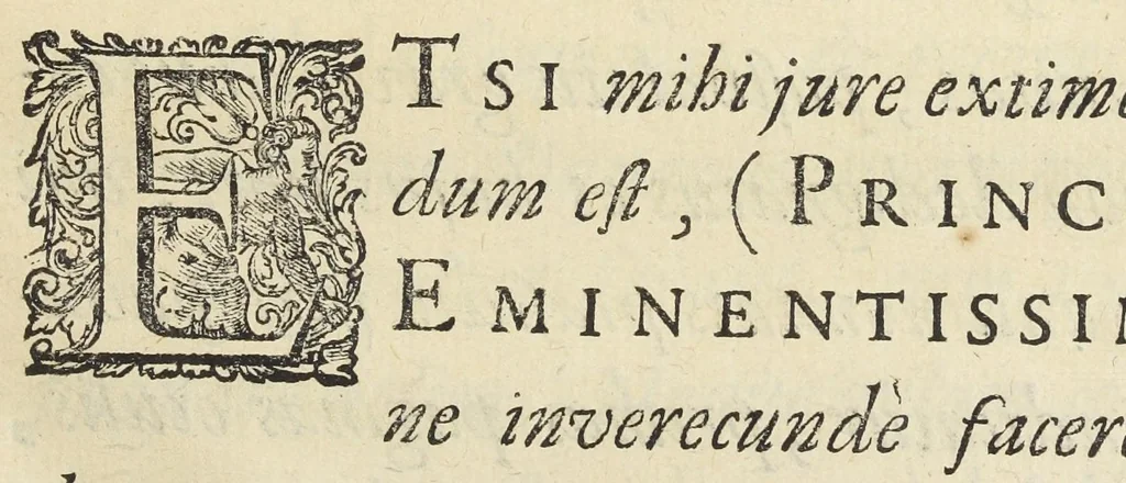 An illustration from Joan. Bapt. Du Hamel De meteoris et fossilibus libri duo. In priore libro mixta imperfecta, quæque in sublimi aëre vel gignuntur, vel apparent, fusè pertractantur. Posterior liber mixta perfecta complectitur ; ubi salium, bituminum, lapidum, gemmarum, & metallorum naturæ, causæ, & usus inquiruntur., 1660, leaf 2