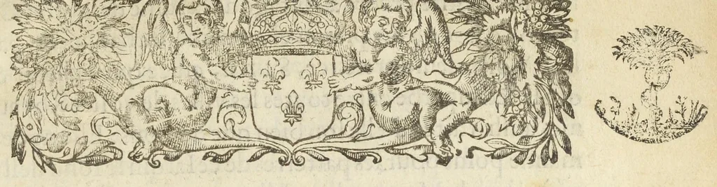 An illustration from Au Roy [à propos du Jardin des plantes], 1620, leaf 9