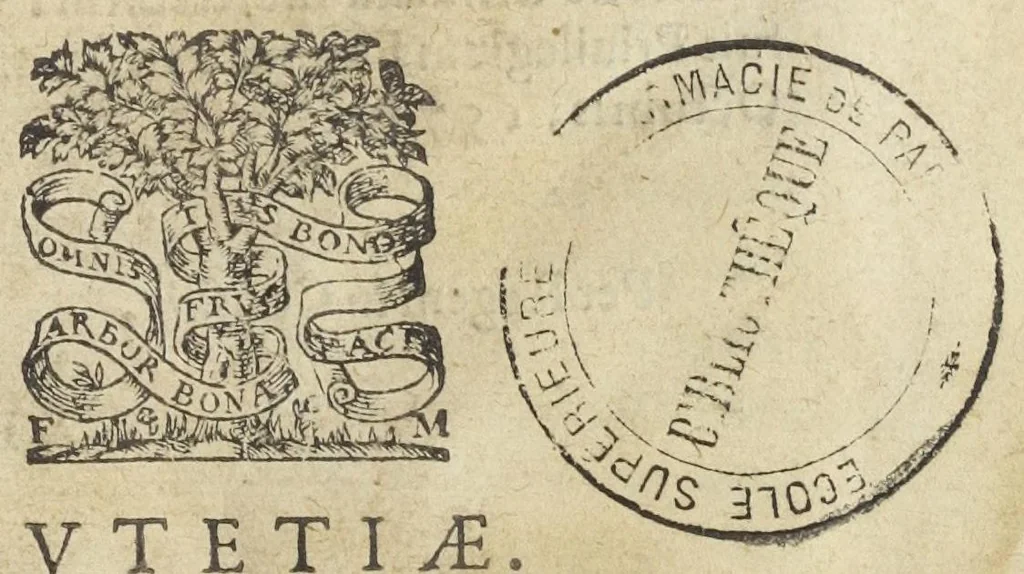 An illustration from Hortorum secreta, cultus, et auxilia, amœnæ voluptatis, & inenarabilis utilitatis abunde plena: rerúmque variarum accessione nunc primùm aucta & illustrata. Autore Antonio Mizaldo Monluciensi, medico., 1575, leaf 5