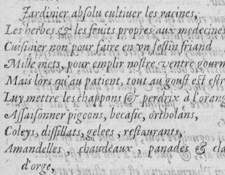An illustration from La Thériaque françoise avec les vertus et proprietez d'icelle, selon Galien, mises en vers françois par Pierre Maginet... et dispensé publiquement à Salins par le dict Maginet et Claude Thonnerey frères, pharmaciens, en l'an 1623, 1623, leaf 83