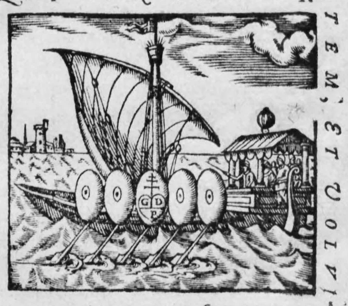 An illustration from Instruction sur l'herbe petum ditte en France l'herbe de la Royne ou medicée et sur la racine mechiocan principalement (avec quelques autres simples rares & exquis) exemplaire à manier philosophiquement tous autres vegetaux, 1572, leaf 3