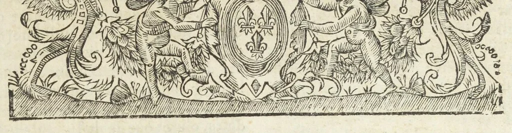 An illustration from La pharmacopée de Bauderon reveüe, et exactement corrigée en plus de treize cens endroits, des fautes qui s'étoient glissées dans les precedentes editions. Et de nouveau augmentée de remarques considerables sur châque composition, particulierement sur la theriaque, où il est amplement traitté d'un grand nombre de substituts que ceux-la même qui l'exposent en public y font entrer à la place des plus considerables ingrediens d'icelle, quoy qu'ils soient bien differens en vertus. Avec la réponse au Vindiciæ contra Verny de Mr Jean Zwelfer medecin de Sa Majesté impériale, & la refutation de la confection d'alkermes qu'il a composée & décrite dans sa pharmacopée royale. Et en cette troisiéme edition, a été de nouveau ajoûté une ample matiere medicale, & prouvé que l'Aristoloche clematite est la tenuë des Anciens, comme aussi que les mêmes Anciens, ont appellé du nom d'onguent les trochisques d'Hedychroum & autres compositions solides. Par François Verny, maître apothicaire juré de l'Université de medecine à Montpelier. Divisée en deux livres., 1681, leaf 581