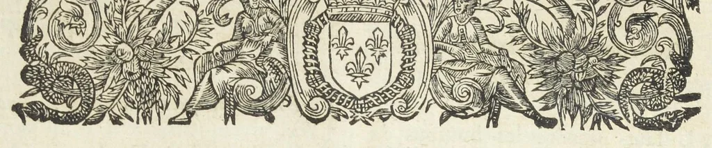 An illustration from La pharmacopée de Bauderon reveüe, et exactement corrigée en plus de treize cens endroits, des fautes qui s'étoient glissées dans les precedentes editions. Et de nouveau augmentée de remarques considerables sur châque composition, particulierement sur la theriaque, où il est amplement traitté d'un grand nombre de substituts que ceux-la même qui l'exposent en public y font entrer à la place des plus considerables ingrediens d'icelle, quoy qu'ils soient bien differens en vertus. Avec la réponse au Vindiciæ contra Verny de Mr Jean Zwelfer medecin de Sa Majesté impériale, & la refutation de la confection d'alkermes qu'il a composée & décrite dans sa pharmacopée royale. Et en cette troisiéme edition, a été de nouveau ajoûté une ample matiere medicale, & prouvé que l'Aristoloche clematite est la tenuë des Anciens, comme aussi que les mêmes Anciens, ont appellé du nom d'onguent les trochisques d'Hedychroum & autres compositions solides. Par François Verny, maître apothicaire juré de l'Université de medecine à Montpelier. Divisée en deux livres., 1681, leaf 859