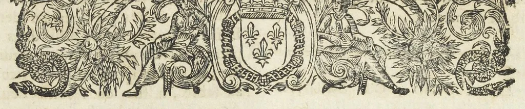 An illustration from La pharmacopée de Bauderon reveüe, et exactement corrigée en plus de treize cens endroits, des fautes qui s'étoient glissées dans les precedentes editions. Et de nouveau augmentée de remarques considerables sur châque composition, particulierement sur la theriaque, où il est amplement traitté d'un grand nombre de substituts que ceux-la même qui l'exposent en public y font entrer à la place des plus considerables ingrediens d'icelle, quoy qu'ils soient bien differens en vertus. Avec la réponse au Vindiciæ contra Verny de Mr Jean Zwelfer medecin de Sa Majesté impériale, & la refutation de la confection d'alkermes qu'il a composée & décrite dans sa pharmacopée royale. Et en cette troisiéme edition, a été de nouveau ajoûté une ample matiere medicale, & prouvé que l'Aristoloche clematite est la tenuë des Anciens, comme aussi que les mêmes Anciens, ont appellé du nom d'onguent les trochisques d'Hedychroum & autres compositions solides. Par François Verny, maître apothicaire juré de l'Université de medecine à Montpelier. Divisée en deux livres., 1681, leaf 927