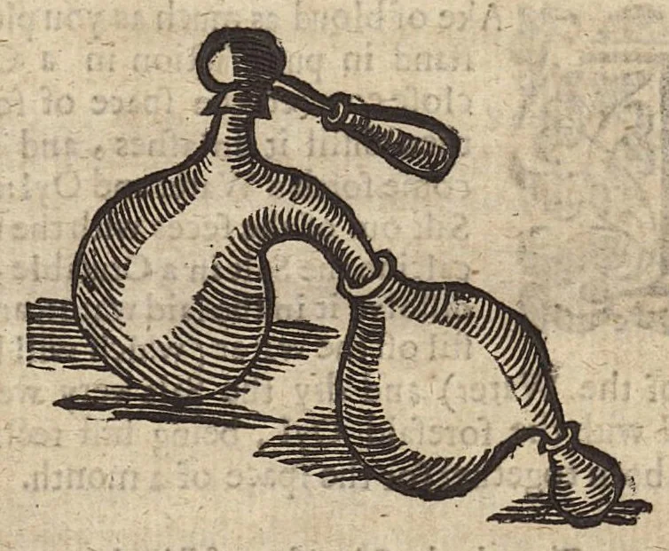 An illustration from The art of distillation : or, a treatise of the choicest spagyrical preparations, experiments, and curiosities, performed by way of distillation, 1664, leaf 128