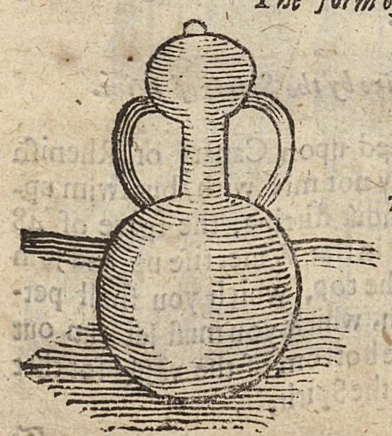 An illustration from The art of distillation : or, a treatise of the choicest spagyrical preparations, experiments, and curiosities, performed by way of distillation, 1664, leaf 46