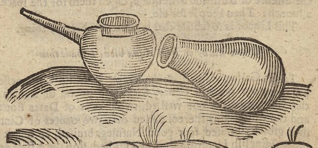 An illustration from The art of distillation : or, a treatise of the choicest spagyrical preparations, experiments, and curiosities, performed by way of distillation, 1664, leaf 68