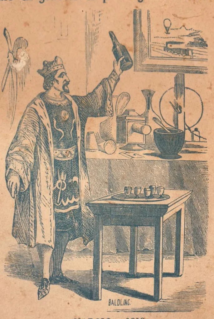 An illustration from Giuocatore di magia del Cavalier Bosco, 1913, leaf 0