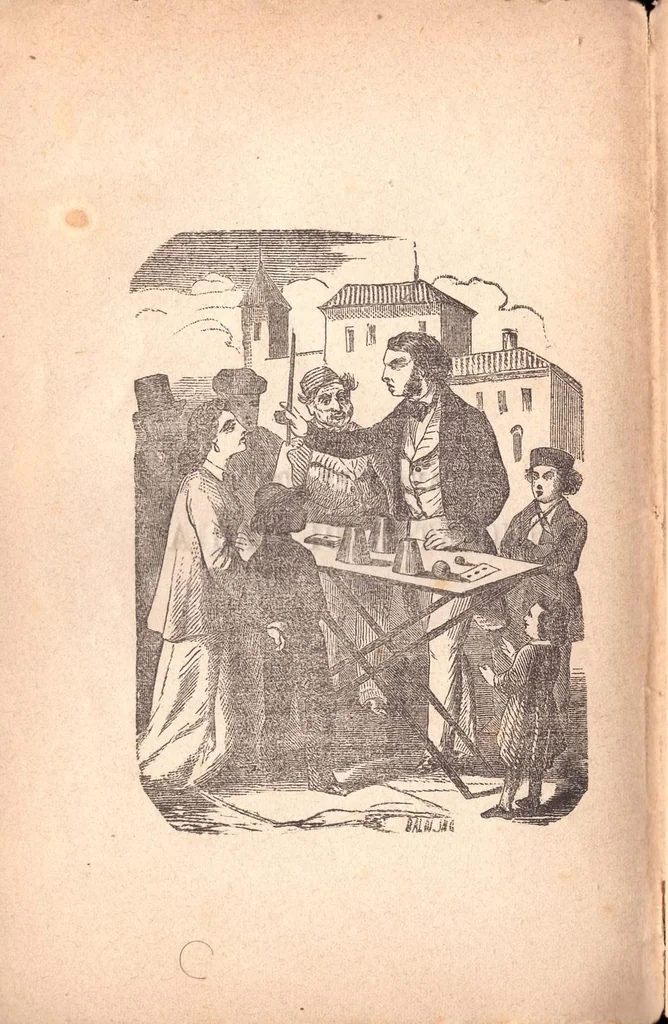 An illustration from Giuocatore di magia del Cavalier Bosco, 1913, leaf 3