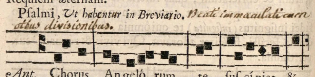 An illustration from Manuale rituum ecclesiasticorum ad usum ecclesiae et dioecesis Bajocensis. Authoritate reverendissimi in Christo Patris, ac DD. Francisci de Nesmond, episcopi Bajocensis, recognitum., 1687, leaf 193