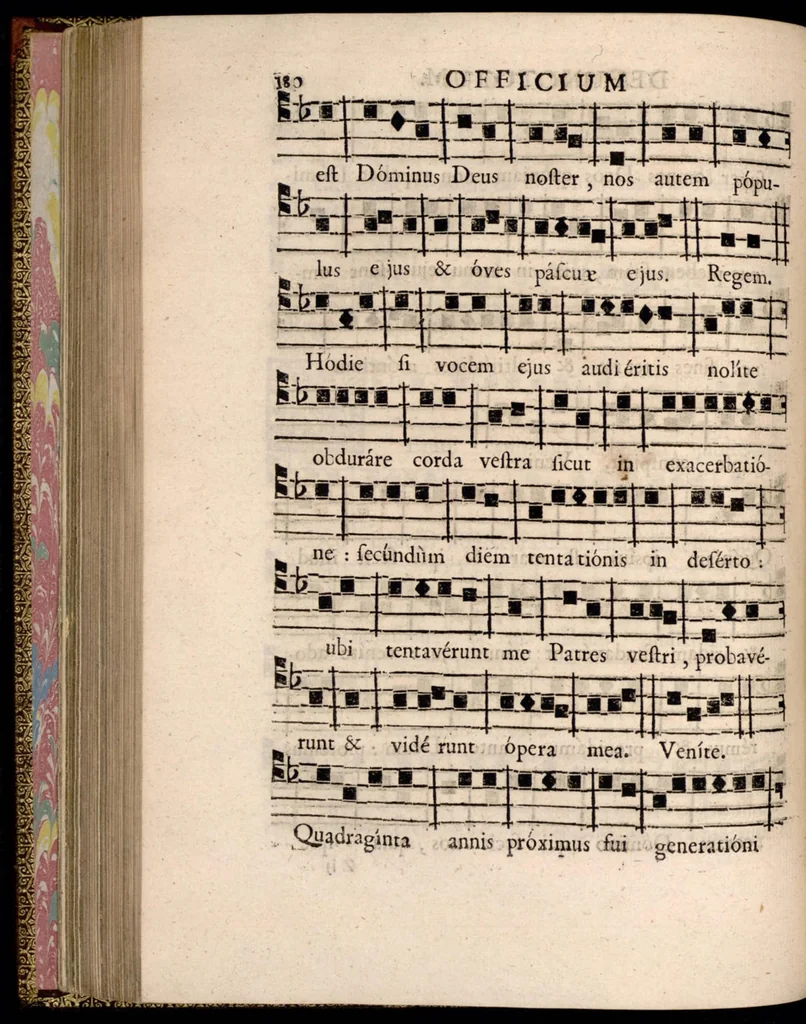 An illustration from Manuale rituum ecclesiasticorum ad usum ecclesiae et dioecesis Bajocensis. Authoritate reverendissimi in Christo Patris, ac DD. Francisci de Nesmond, episcopi Bajocensis, recognitum., 1687, leaf 209