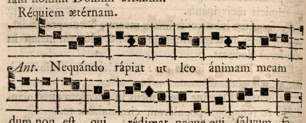 An illustration from Manuale rituum ecclesiasticorum ad usum ecclesiae et dioecesis Bajocensis. Authoritate reverendissimi in Christo Patris, ac DD. Francisci de Nesmond, episcopi Bajocensis, recognitum., 1687, leaf 215