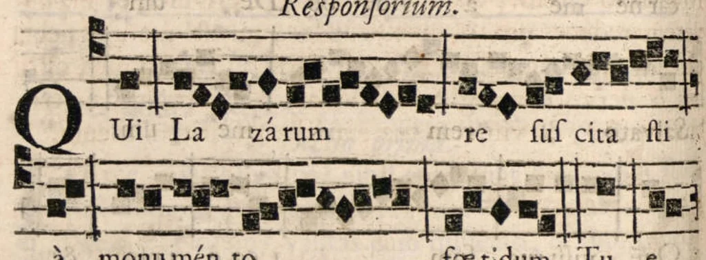 An illustration from Manuale rituum ecclesiasticorum ad usum ecclesiae et dioecesis Bajocensis. Authoritate reverendissimi in Christo Patris, ac DD. Francisci de Nesmond, episcopi Bajocensis, recognitum., 1687, leaf 217