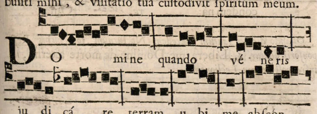 An illustration from Manuale rituum ecclesiasticorum ad usum ecclesiae et dioecesis Bajocensis. Authoritate reverendissimi in Christo Patris, ac DD. Francisci de Nesmond, episcopi Bajocensis, recognitum., 1687, leaf 218