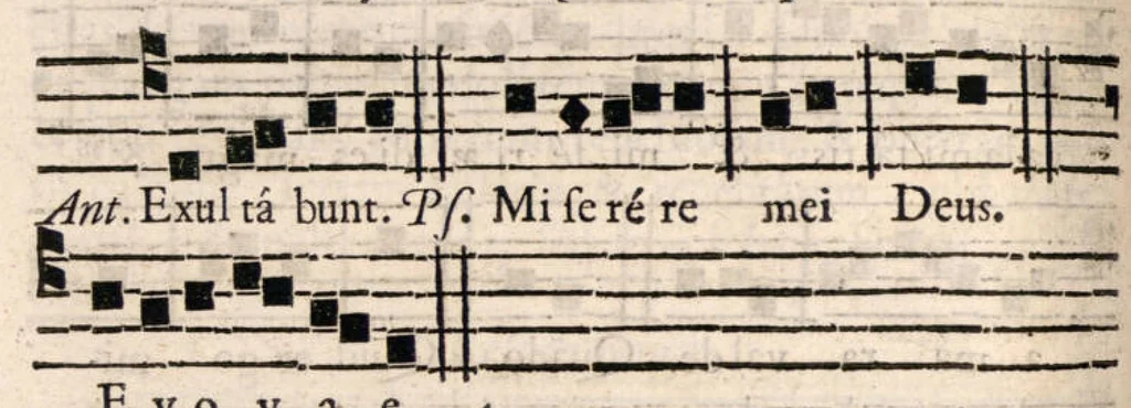 An illustration from Manuale rituum ecclesiasticorum ad usum ecclesiae et dioecesis Bajocensis. Authoritate reverendissimi in Christo Patris, ac DD. Francisci de Nesmond, episcopi Bajocensis, recognitum., 1687, leaf 241