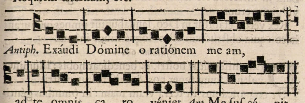 An illustration from Manuale rituum ecclesiasticorum ad usum ecclesiae et dioecesis Bajocensis. Authoritate reverendissimi in Christo Patris, ac DD. Francisci de Nesmond, episcopi Bajocensis, recognitum., 1687, leaf 244