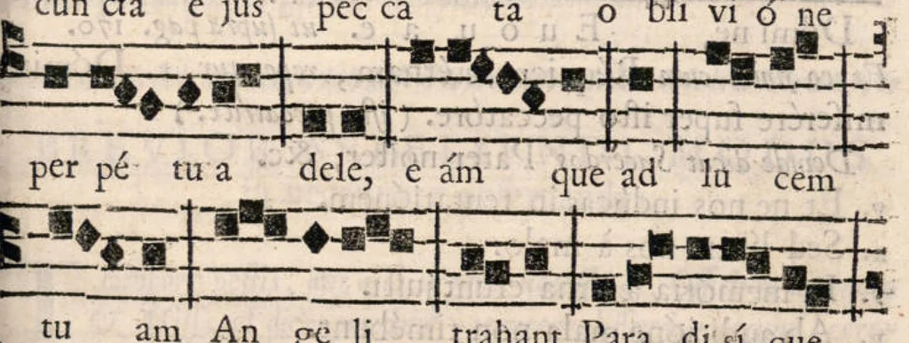 An illustration from Manuale rituum ecclesiasticorum ad usum ecclesiae et dioecesis Bajocensis. Authoritate reverendissimi in Christo Patris, ac DD. Francisci de Nesmond, episcopi Bajocensis, recognitum., 1687, leaf 266