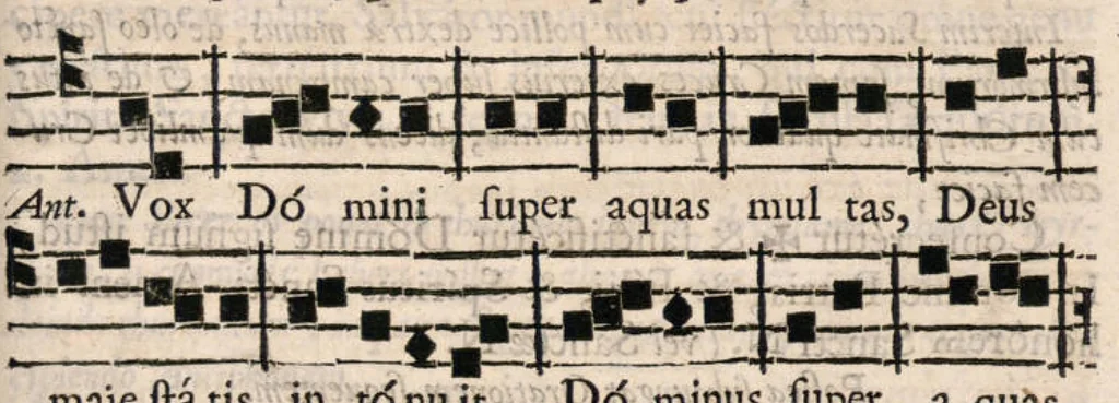 An illustration from Manuale rituum ecclesiasticorum ad usum ecclesiae et dioecesis Bajocensis. Authoritate reverendissimi in Christo Patris, ac DD. Francisci de Nesmond, episcopi Bajocensis, recognitum., 1687, leaf 334