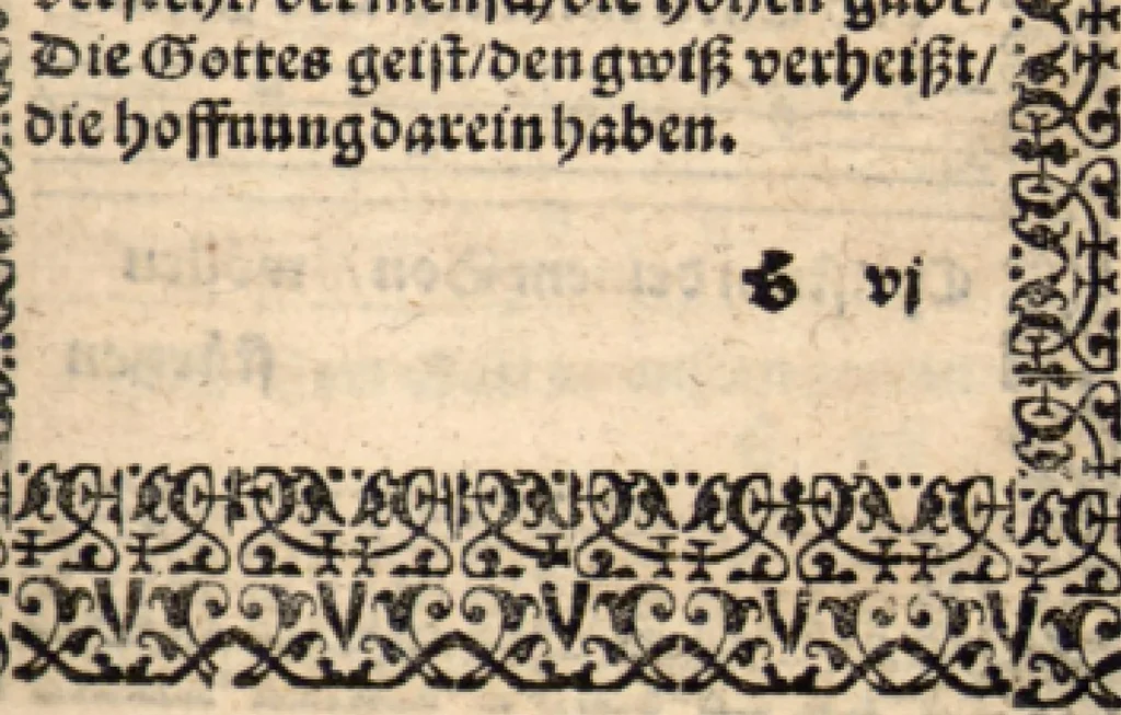 An illustration from Psalmen und geistliche Lieder, welche in den Kirchen unnd Schülen beyder Fürstenthumb Newburg und Zweybrucken gesungen werden. Sampt etlichen Collecten und dem kleinen Catechismo Doctoris Martini Lutheri., 1578, leaf 184