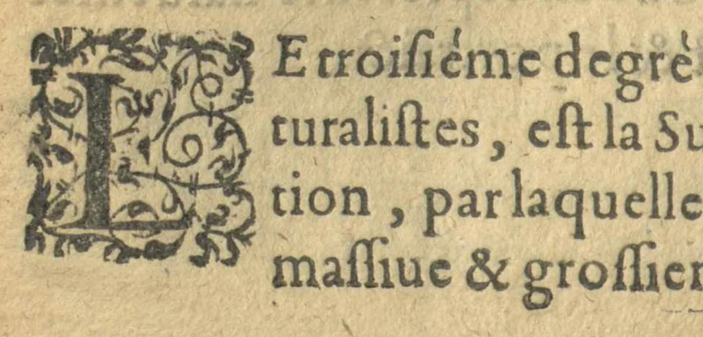An illustration from La Toyson d'or, ou la fleur des thresors, en laquelle est succinctement & methodiquement traicté de la pierre des philosophes, de son excellence, effects & vertu admirable. Plus de son origine, & du vray moyen de pouvoir parvenir à sa perfection. Enrichies de figures, et des propres couleurs representees au vif, selo[n] qu'elles doive[n]t necessairement arriver en la pratique de ce bel oeuvre. Et recueillies des plus graves monuments de l'antiquité, tant Chaldeens, hebreux, aegyptiens, arabes, grecs, que latins, & autres autheurs approuvez. Par ce grand philosophe Salomon Trismosin precepteur de Paracelse. Traduict d'alemand en françois, & commenté en forme de paraphrase sur chasque chapitre par L.I., 1613, leaf 135