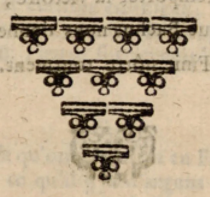 An illustration from Parodies bachiques, sur les airs et symphonies des opera. Recueillies & mises en ordre par Monsieur Ribon [sic]. Seconde edition, revûë & augmentée., 1696, leaf 199