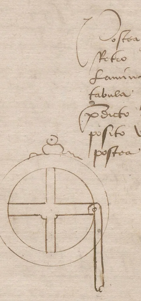 An illustration from Diverses notes astronomiques., 1501, leaf 376