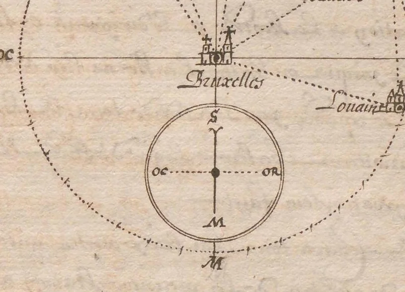 An illustration from « Traicté universel de la Sphère materielle ou instrumentale »., 1601, leaf 228