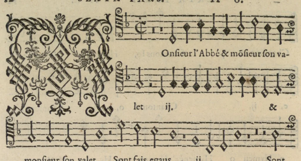 An illustration from Livre de melanges de C. le Jeune. Sexta pars, 1585, leaf 23