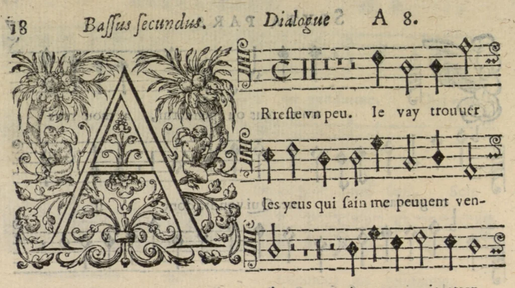 An illustration from Livre de melanges de C. le Jeune. Sexta pars, 1585, leaf 29