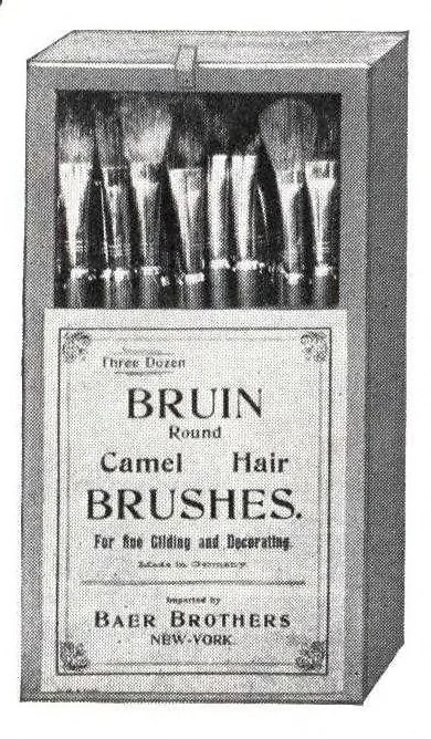 An illustration from Baer brothers paints, enamels, varnishes, shellacs, gold and aluminum bronzes and leaf., 1920, leaf 69