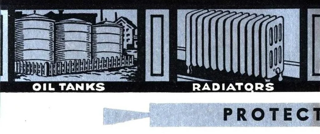 An illustration from Baer's aluminum paste paint made with Bakelite finish., 1925, leaf 1