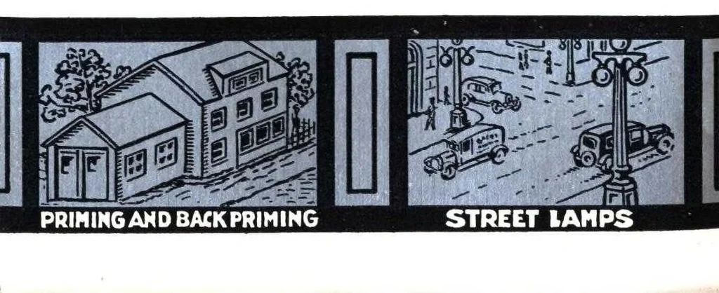 An illustration from Baer's aluminum paste paint made with Bakelite finish., 1925, leaf 1