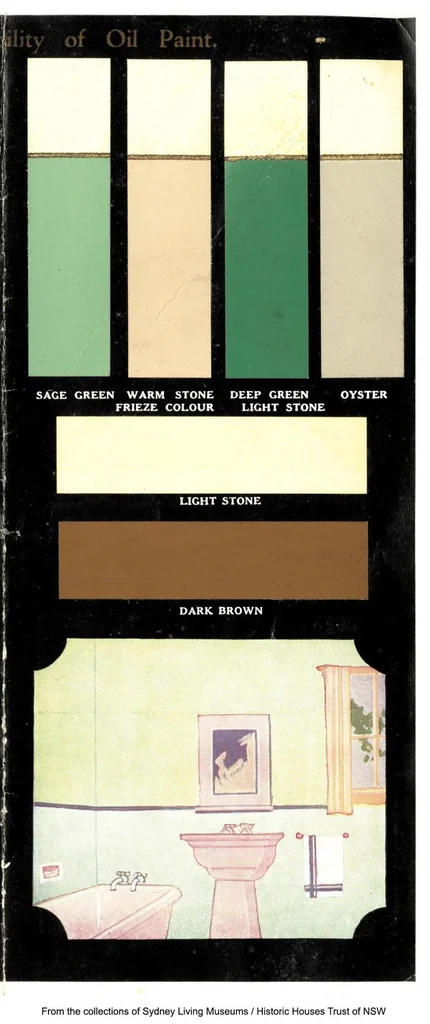 An illustration from B.A.L.M. Superfine quality flat wall finish / British Australian Lead Manufacturers Pty Ltd., 1920, leaf 4