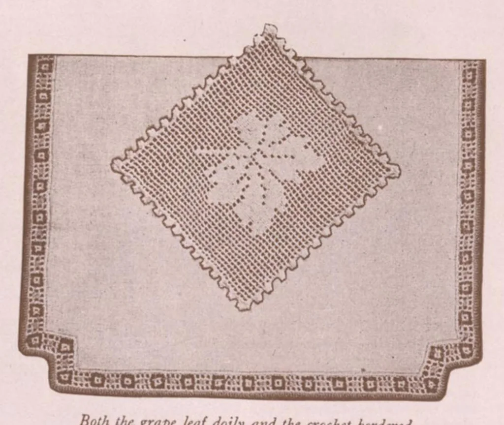 An illustration from Barbour's linen thread for needlework and crocheting., 1926, leaf 12