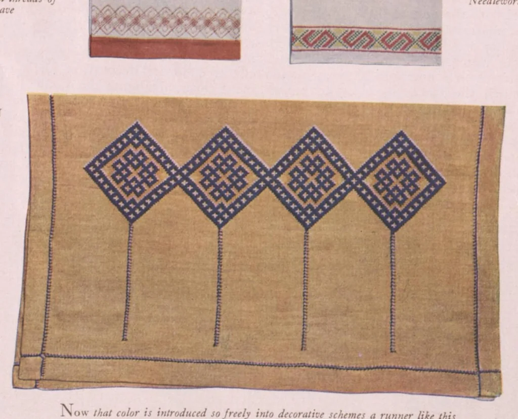 An illustration from Barbour's linen thread for needlework and crocheting., 1926, leaf 8