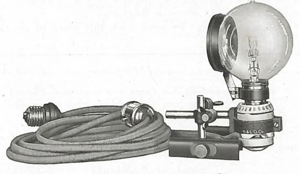 An illustration from Bausch & Lomb Optical Co. Projection Apparatus, 1917, leaf 107