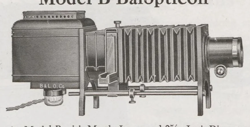 An illustration from Bausch & Lomb Optical Co. Projection Apparatus, 1917, leaf 24