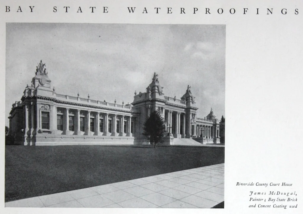 An illustration from Bay State waterproofings., 1925, leaf 8