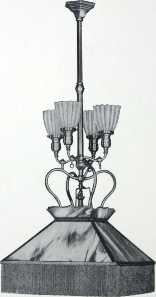 An illustration from Beaded fringe / by A.L. Crawford., 1907, leaf 1