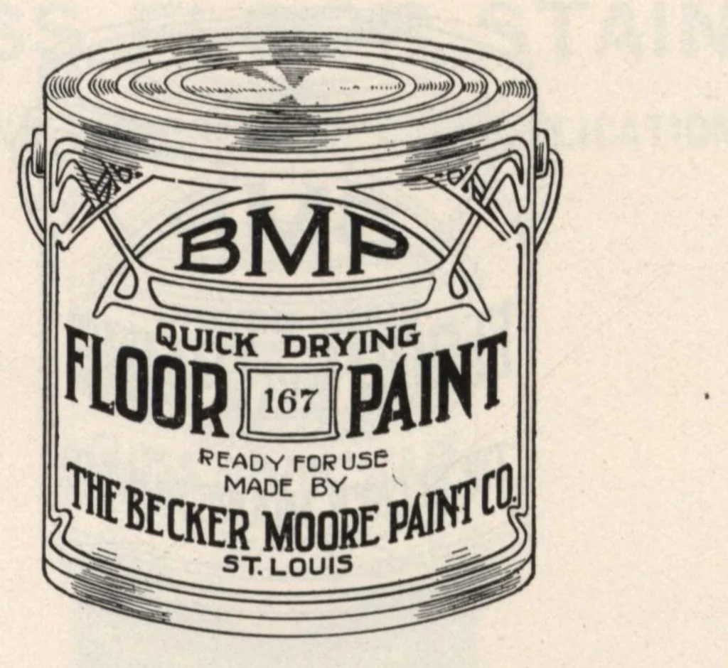An illustration from Becker Moore Paint Company confidential price list., 1900, leaf 12